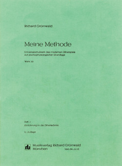 Richard Grünwald - Meine Methode - Heft 1: Einführung in die Zithertechnik