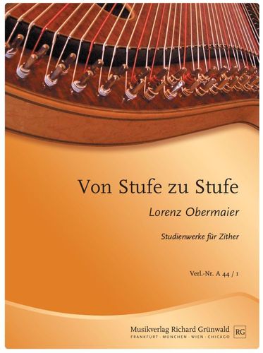 Lorenz Obermaier - Von Stufe zu Stufe - Studienwerk für Zither - Heft 1