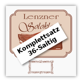 Lenzner Soloklang - Komplett-Satz 36-saitig - Quintzither
